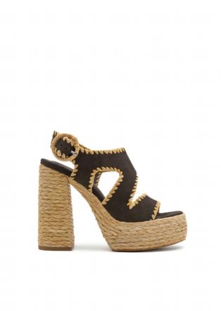 Paloma Barcel&oacute; Womens Wanda Platform Heels In Chocolate Brown Suede