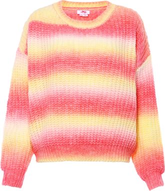 Mymo Jumper Dames ROZE GEEL VEELKLEURIG