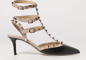 Valentino Garavani Slingback Rockstud in pelle con borchie e tacco medio a stiletto