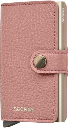 Secrid Miniwallet Pebble in Rose at Nordstrom