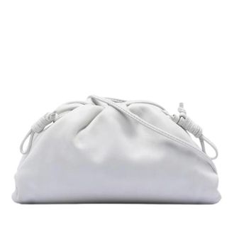Bottega Veneta Pre-owned Clutches, female, White, Size: ONE SIZE Pre-owned Mini Pouch