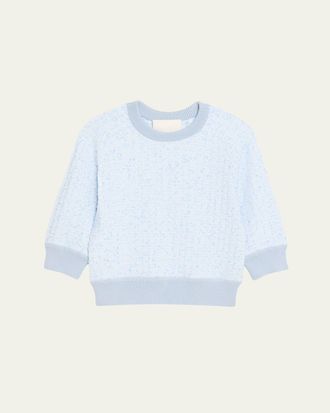 3.1 Phillip Lim Crewneck Three-Quarter Sleeve Sweater