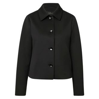 s.Oliver Chaqueta de neopreno con bolsillos de ojal - Jackets - Mujer - Negro - M