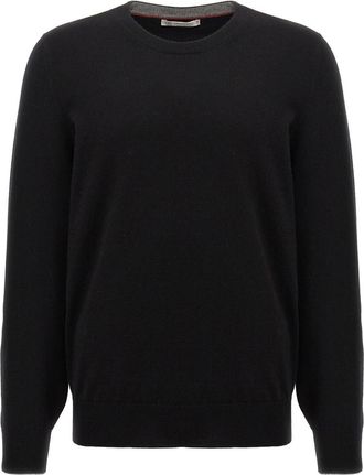 Brunello Cucinelli Black Cashmere Sweater