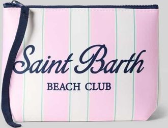 MC2 Saint Barth Kosmetiktasche mit Label- und Statement-Print Modell ALINE in Rosa, Gr&ouml;&szlig;e 1