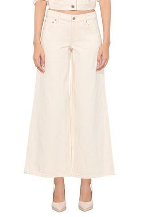 Alice & Olivia Amazing High Waist Ankle Wide Leg Jeans in Natural at Nordstrom Rack, Size 28