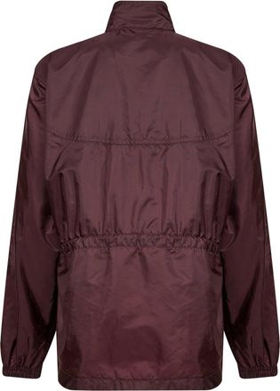 Prada Womens Garnet Re-Nylon Blouson Jacket Recycled Polyamide Bomber