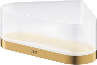 GROHE Selection Douchetray - 17x17x20x8.5cm - hoekmodel - wandmontage - brushed cool sunrise (goud)