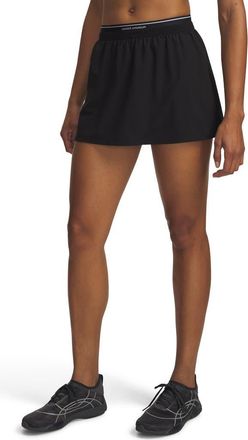 Under Armour Vanish Performance Skort in Ultimate Black //Mod Gray at Nordstrom, Size X-Large