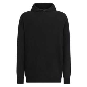 Malo Heren, Sweatshirts & Hoodies, Zwart, Maat: 2XL Wol