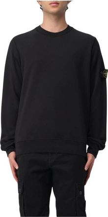 Stone Island Hombre, Sudaderas, Negro, Talla: S