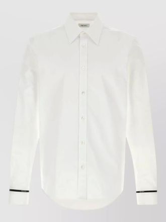 Alexander McQueen poplin shirt tailored collar long cuffed sleeves