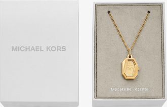 Michael Kors Suri Gold-Tone Watch Necklace