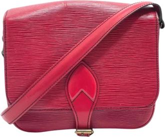 Louis Vuitton Tweedehands leren Louis Vuitton tassen - Dames - Vintage Schoudertas - Rood - ONE Size - Vintage