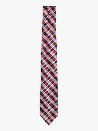 Tommy Hilfiger Zijden jacquard stropdas met ruit