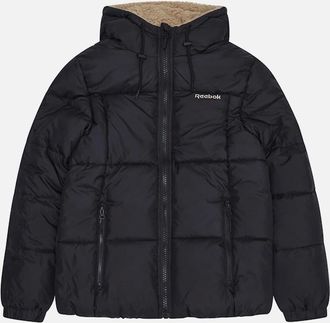 Reebok Womens RB2103 Reversible Puffer Sherpa - Black - Size: 18/16