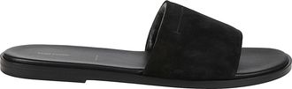 Tom Ford Kai Minimalist Black Calf Leather Slides