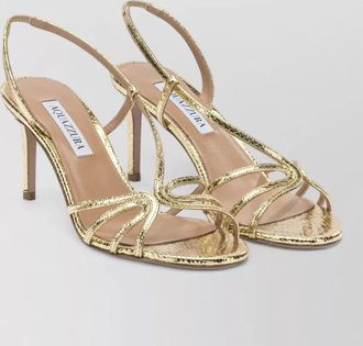Aquazzura talk to me 75mm strappy sandals