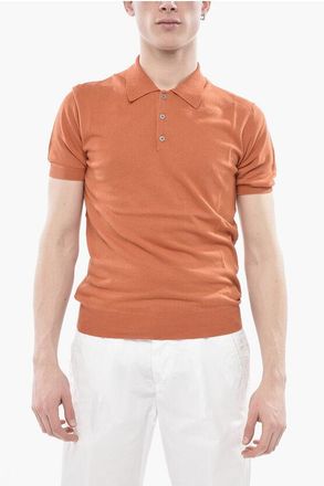 Altea Cotton and Linen Three-Button Polo size Xxl