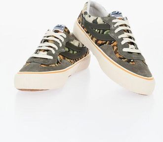 Superga Low-Top Cotton Camouflage Sneakers size 42,5