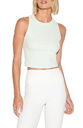 Spiritual Gangster Moss Rib Knit Tank in Beach Glas at Nordstrom Rack, Size X-Large