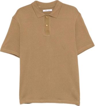 Sams&oslash;e & Sams&oslash;e Sajase Button Knitted Polo Shirt