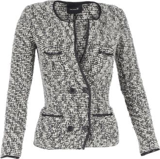 Isabel Marant Tweed Jacket in Grey Virgin Wool