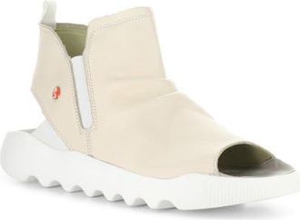 Softinos Wish Platform Wedge Sandal in Cream at Nordstrom, Size 10-10.5Us