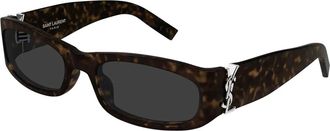 Saint Laurent Zonnebrillen - Dames - Zonnebrillen - Bruin - 55 MM - Accessoires