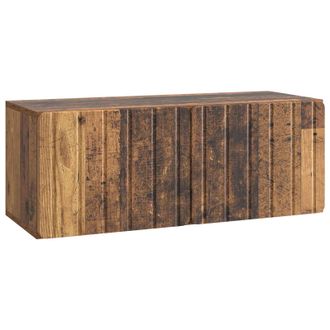 vidaXL Mueble Para Tv De Pared Madera Envejecida 78,5 X 31 X 30 Cm Vidaxl