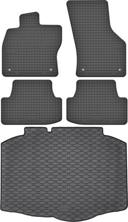 OEM Juego De Alfombrillas De Goma Para Coche Y Alfombrilla Para Maletero Del Seat Ibiza V Hatchback De 2017