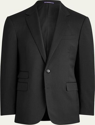 Ralph Lauren Purple Label Mens Gregory Hand-Tailored Wool Serge Suit