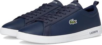 Lacoste Court Base Sneakers Mens Shoes Navy/White : 10.5 D - Medium, Leather