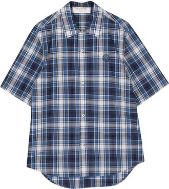 Alyx plaid cotton shirt - men - Cotton - 50 - Blue