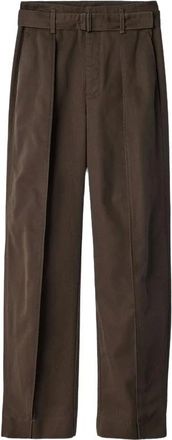 Christophe Lemaire Broeken, Dames, Bruin, 2Xs, Rechte broek