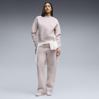 Puma Tuta loungewear in pile da donna, Abbigliamento, Rosa, XL
