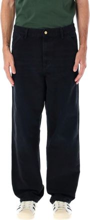 Carhartt Work in Progress Black Flat Front Pants