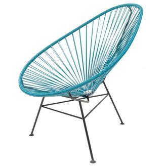 Acapulco Design Acapulco Classic Chair, petroleum blau / schwarz