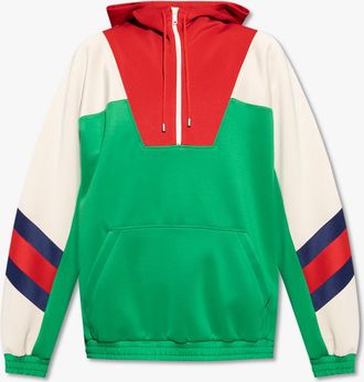 Gucci Hoodie With web Stripe
