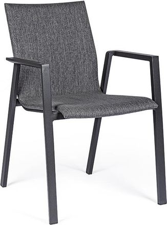 OEM Silla De Jard&iacute;n Bolzano Orte Color Antracita, 55,5 X 60 X 83 Cm