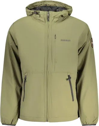 Napapijri Green Poliammide Mens Mens Jacket