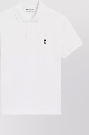 Ami cotton short-sleeve polo shirt