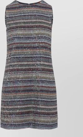 Missoni metallic sleeveless mini dress
