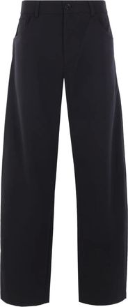 Séfr Pantaloni in twill con cinque tasche - Nero