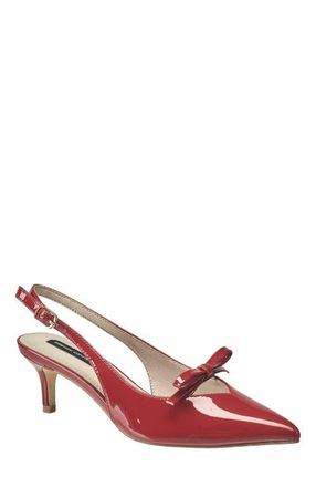 French Connection Quinny Slingback Kitten Heel in Red at Nordstrom, Size 10