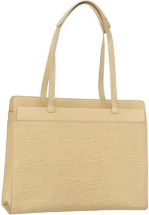 Louis Vuitton Pre-owned Tote Bags, female, Beige, Size: ONE SIZE Pre-owned Leather Tote Bag