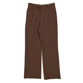 Ferragamo Ferragamo Flat Front Tailored Trousers, Brand Size 46 (Waist Size 30)
