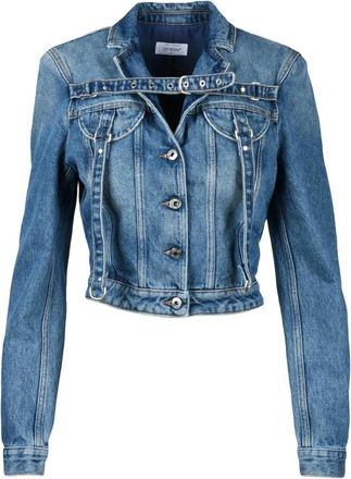 Off-white Mujer, Chaquetas, Azul, Talla: S