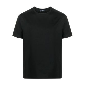 Herno T-Shirts, male, Black, Size: 2XL Lazer Cut T-shirt
