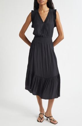Ramy Brook Coco Sleeveless A-Line Dress in Black at Nordstrom, Size Xx-Small